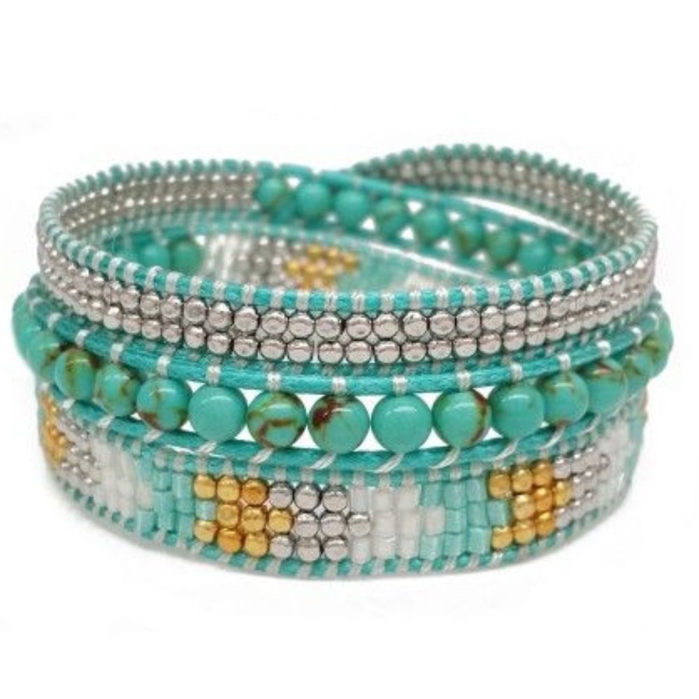 NEW Handmade 3 Wraps Bracelets